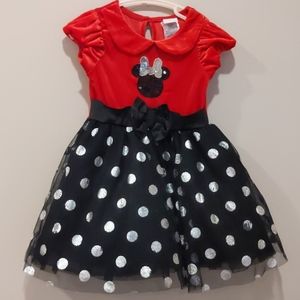 Never worn Disney Minnie Mouse dress!